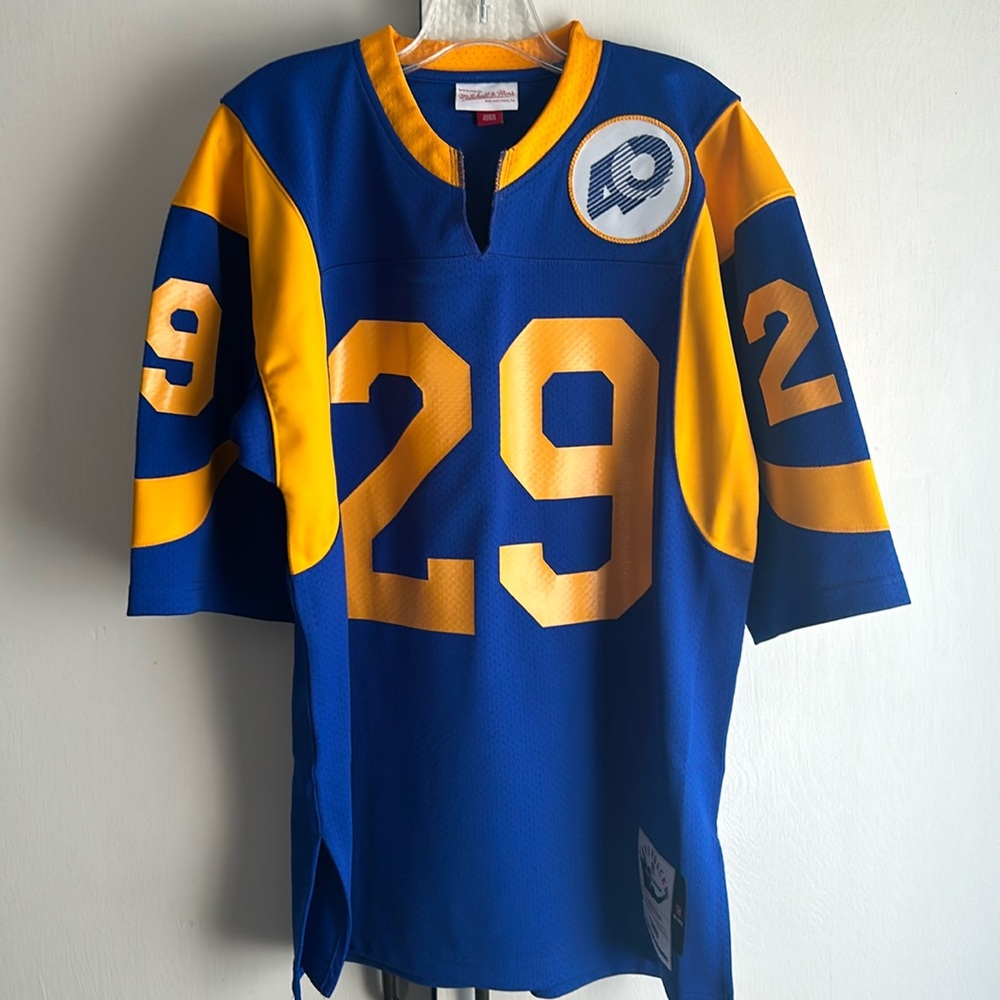 Authentic Mitchell and Ness Eric Dickerson Los Angeles Rams Jersey